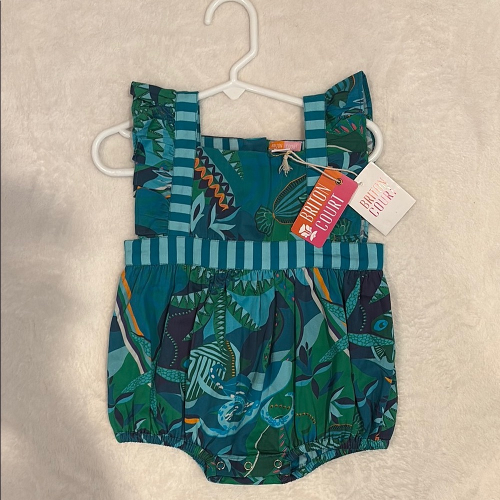 Brightly Colored Baby Romper Briton Court